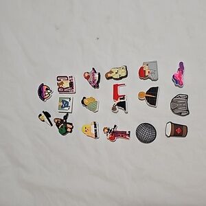Assorted Croc Charms 17 pc New